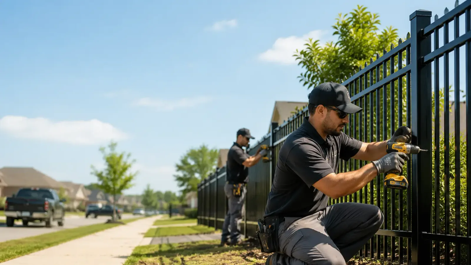 Metal Fence Installation in Bunker Hill, IN